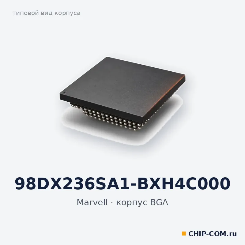 98DX236SA1-BXH4C000, корпус BGA (типовой вид)