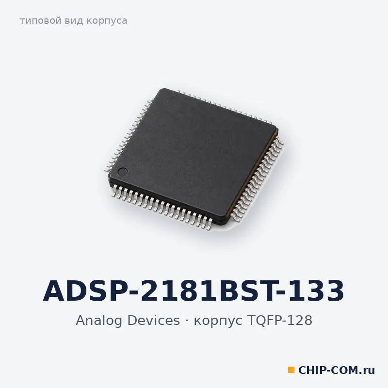 ADSP-2181BST-133, корпус TQFP-128 (типовой вид)