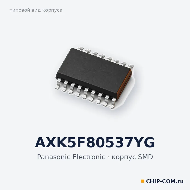 AXK5F80537YG, корпус SMD (типовой вид)