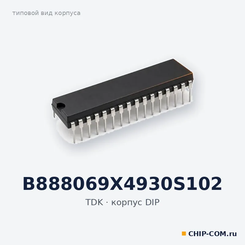 B888069X4930S102, корпус DIP (типовой вид)