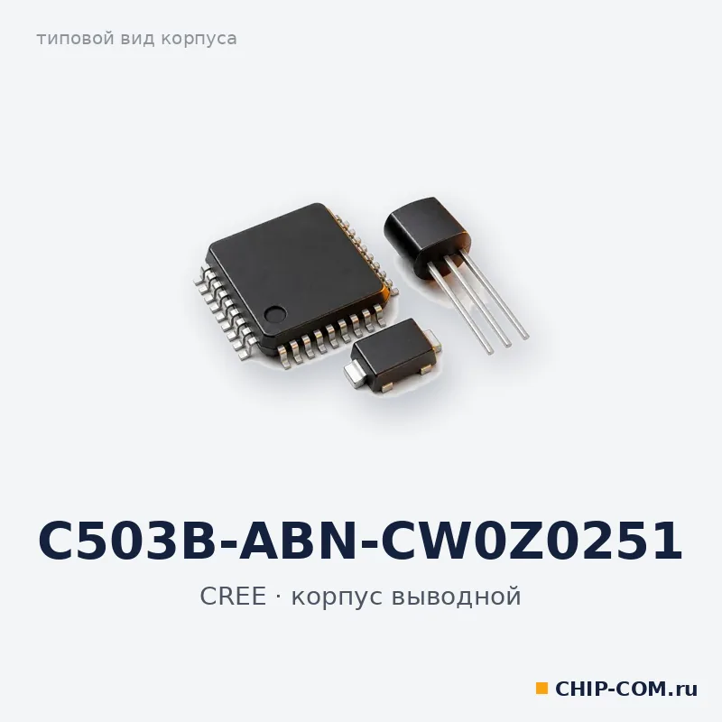 C503B-ABN-CW0Z0251, корпус выводной (типовой вид)