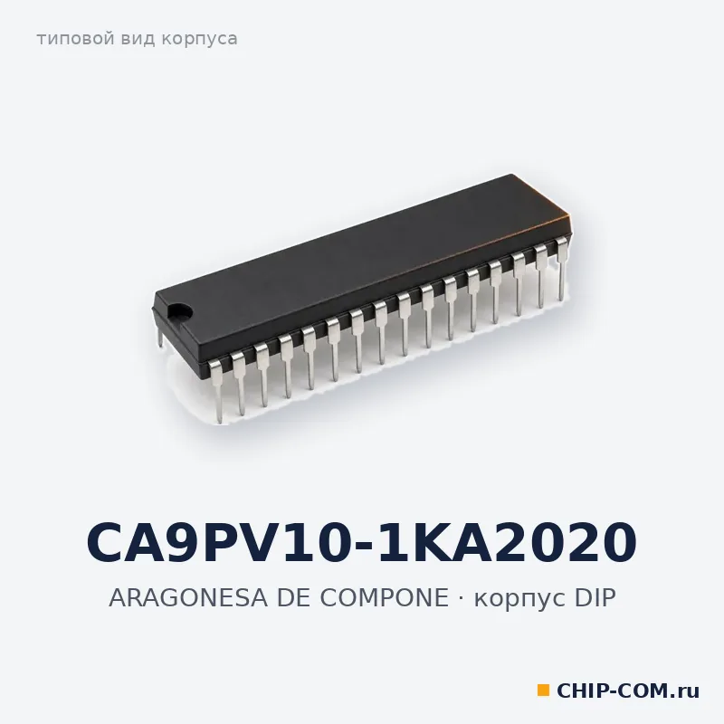 CA9PV10-1KA2020, корпус DIP (типовой вид)