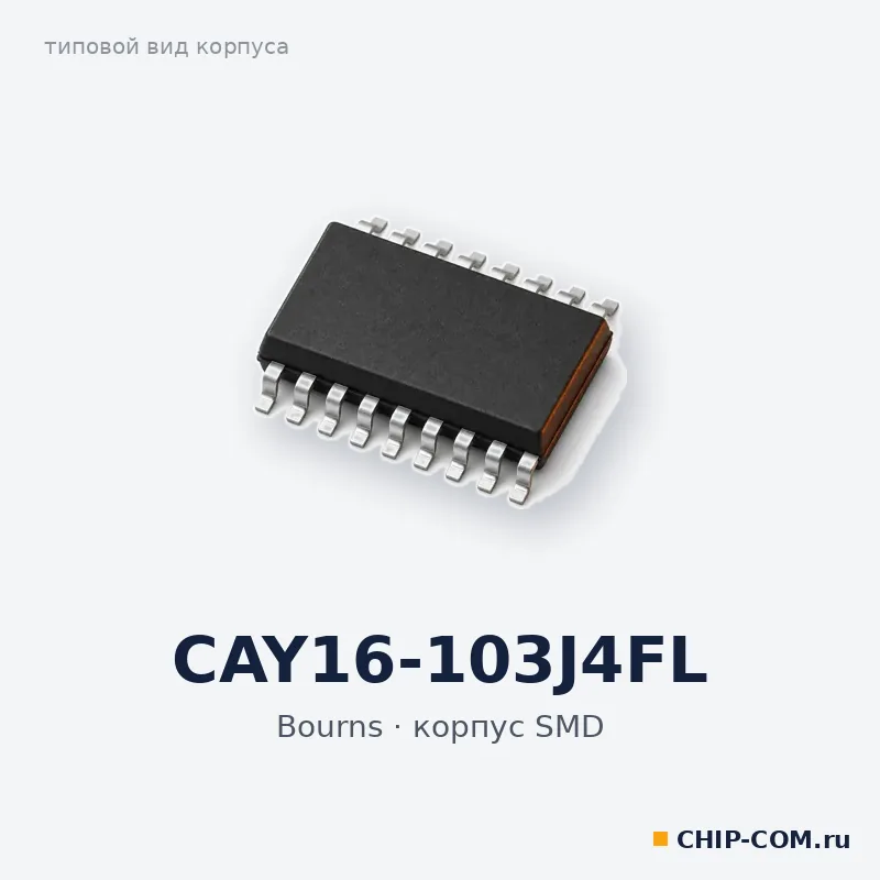 CAY16-103J4FL, корпус SMD (типовой вид)
