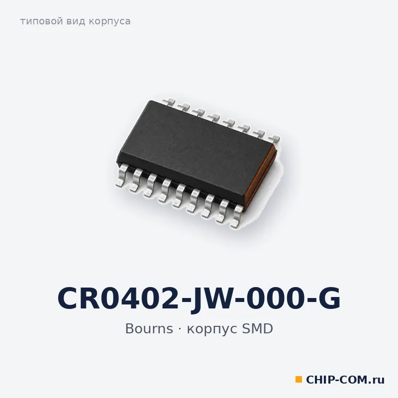 CR0402-JW-000-G, корпус SMD (типовой вид)