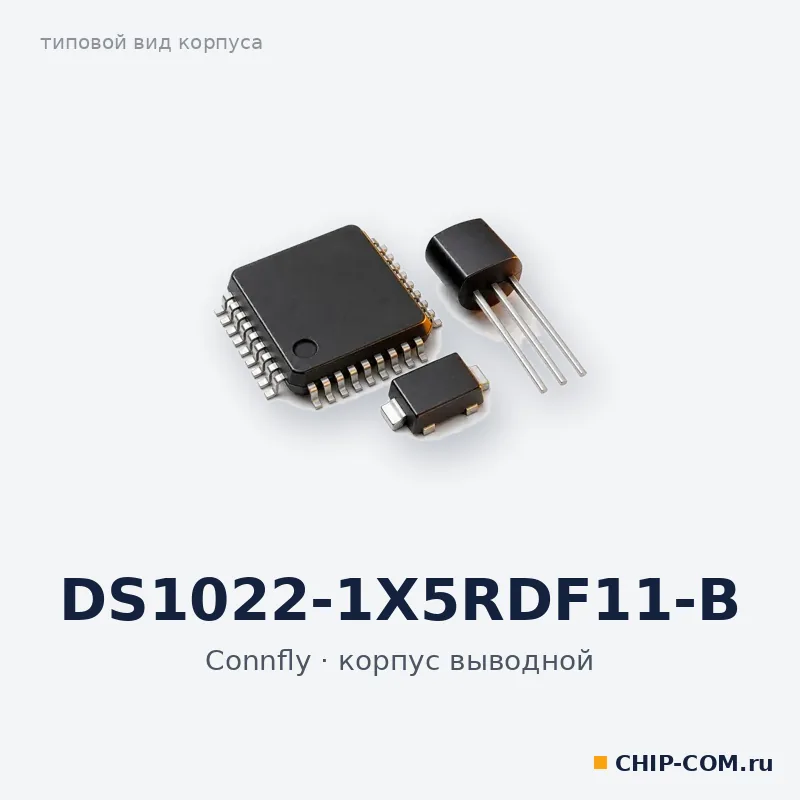 DS1022-1X5RDF11-B, корпус выводной (типовой вид)