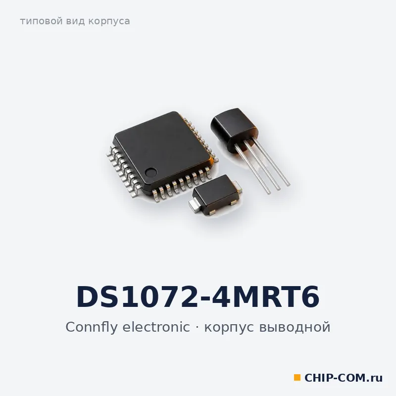 DS1072-4MRT6, корпус выводной (типовой вид)