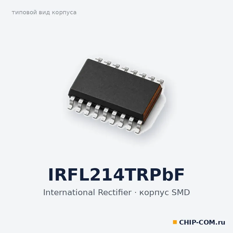 IRFL214TRPbF, корпус SMD (типовой вид)