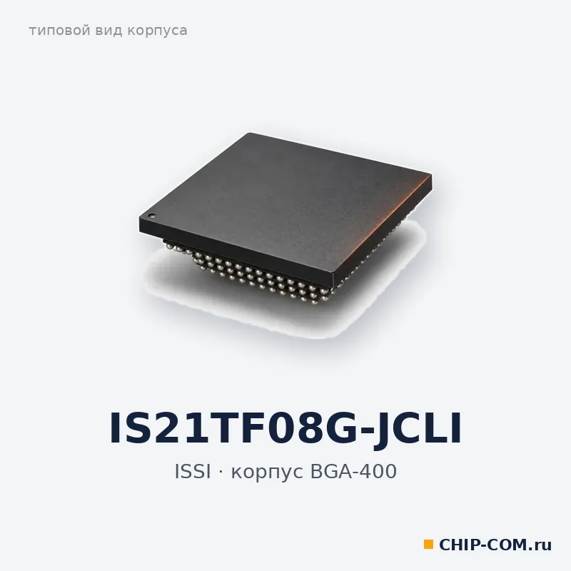 IS21TF08G-JCLI, корпус BGA-400 (типовой вид)