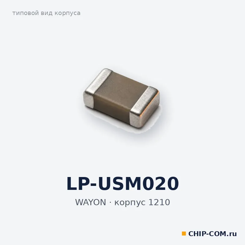 LP-USM020, корпус 1210 (типовой вид)