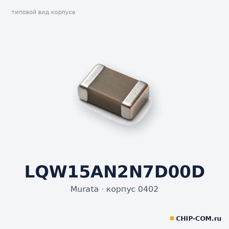 LQW15AN2N7D00D, корпус 0402 (типовой вид)