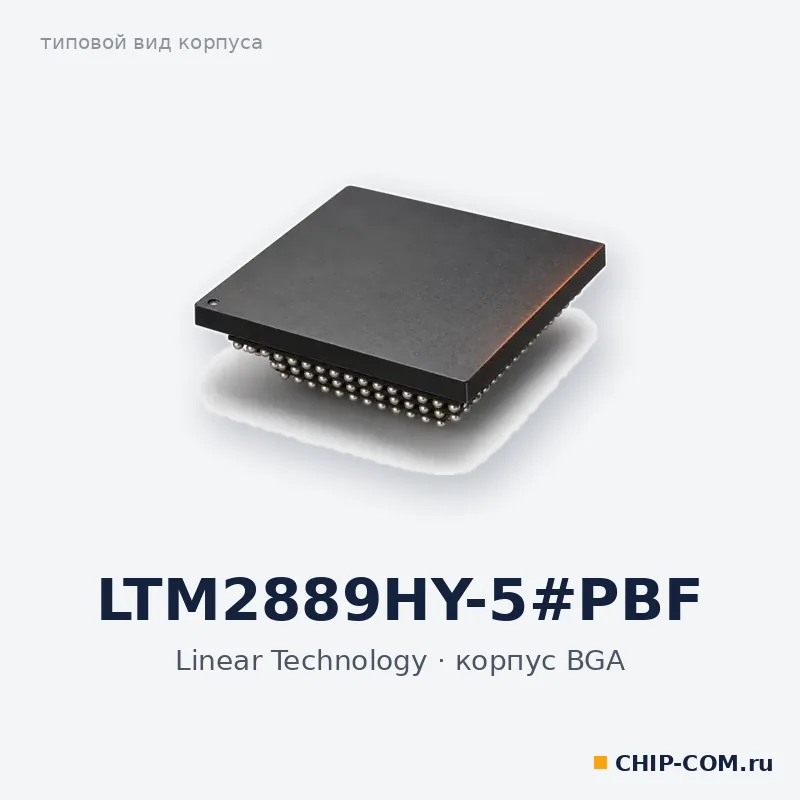 LTM2889HY-5#PBF, корпус BGA (типовой вид)