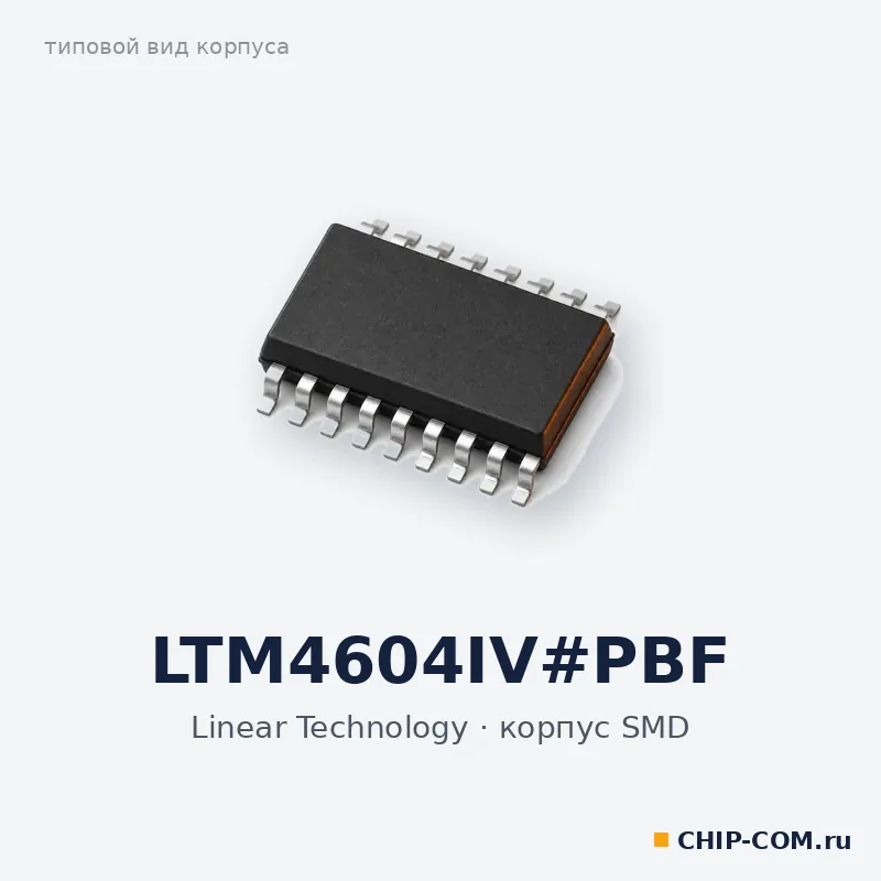 LTM4604IV#PBF, корпус SMD (типовой вид)