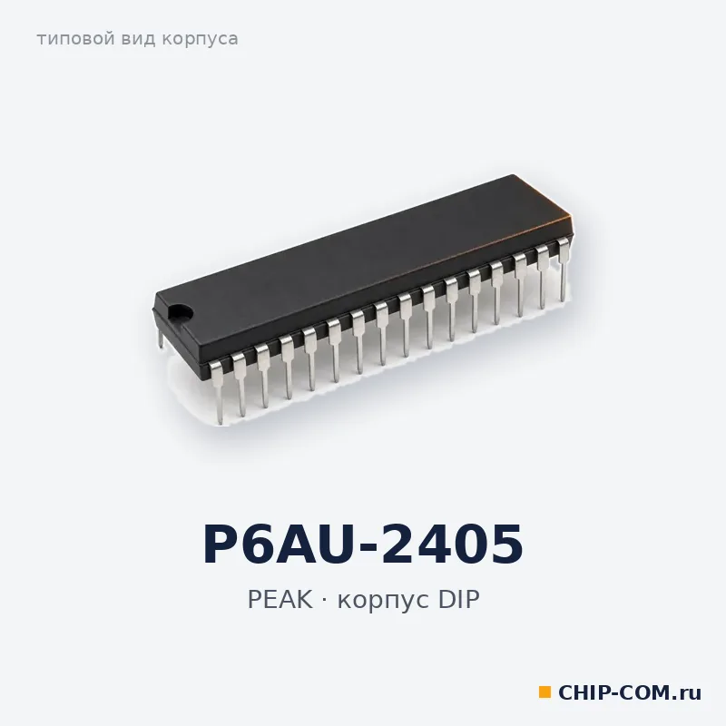 P6AU-2405, корпус DIP (типовой вид)