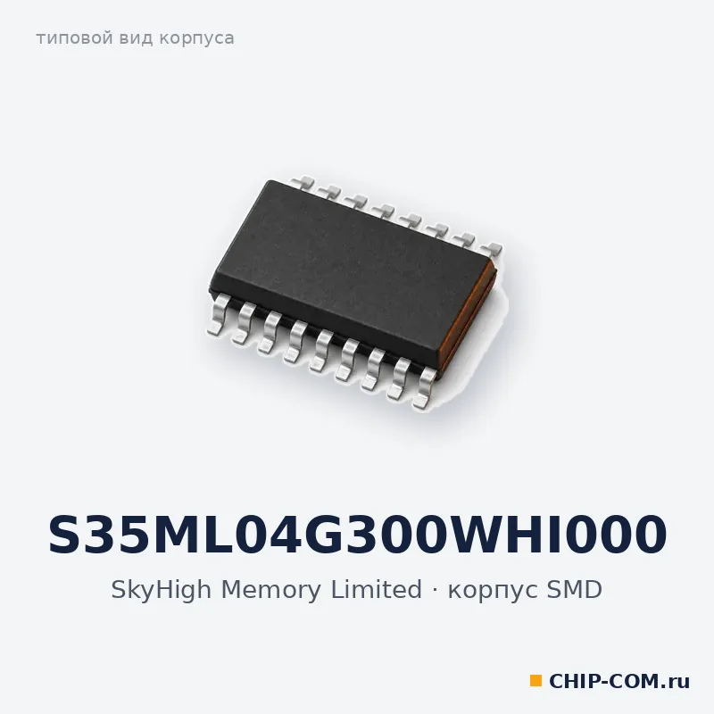 S35ML04G300WHI000, корпус SMD (типовой вид)