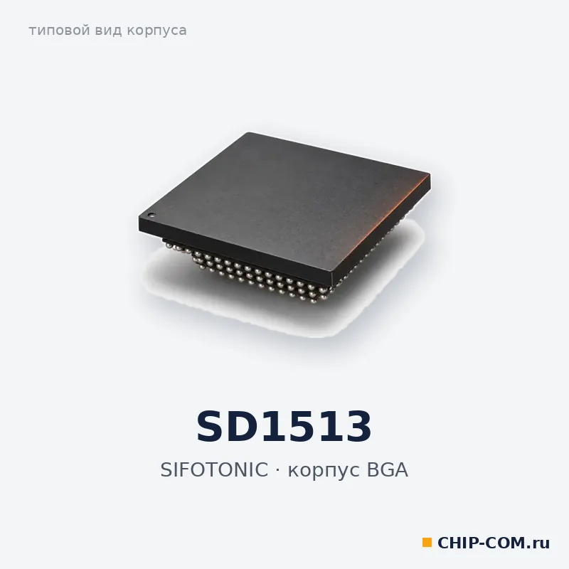 SD1513, корпус BGA (типовой вид)