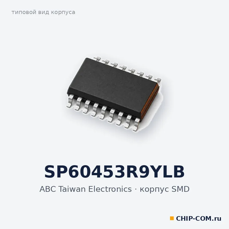 SP60453R9YLB, корпус SMD (типовой вид)