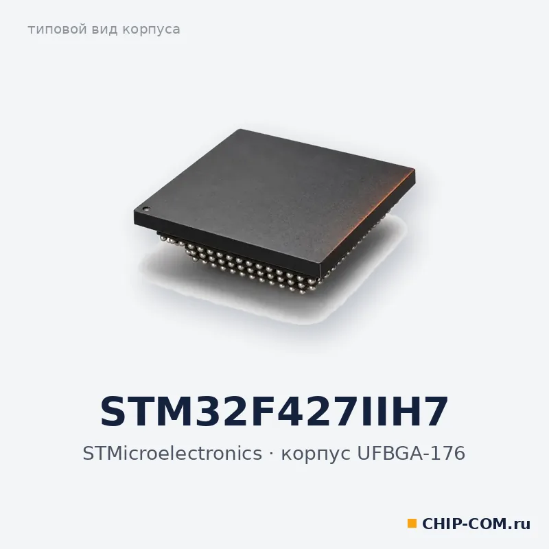 Микроконтроллер STM32F427IIH7 STMicroelectronics