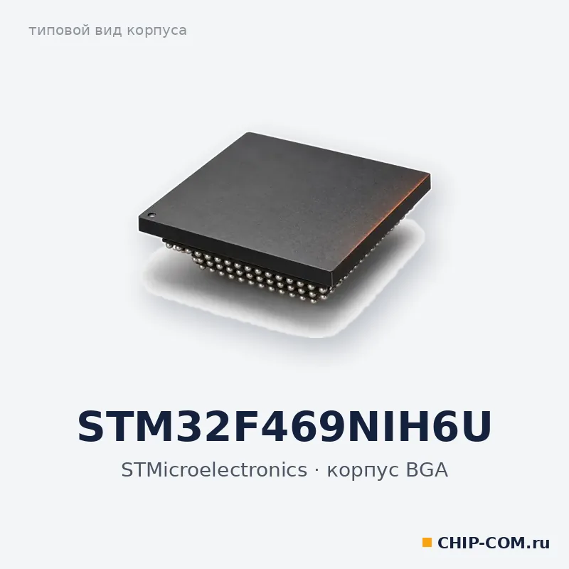 Микроконтроллер STM32F469NIH6U STMicroelectronics